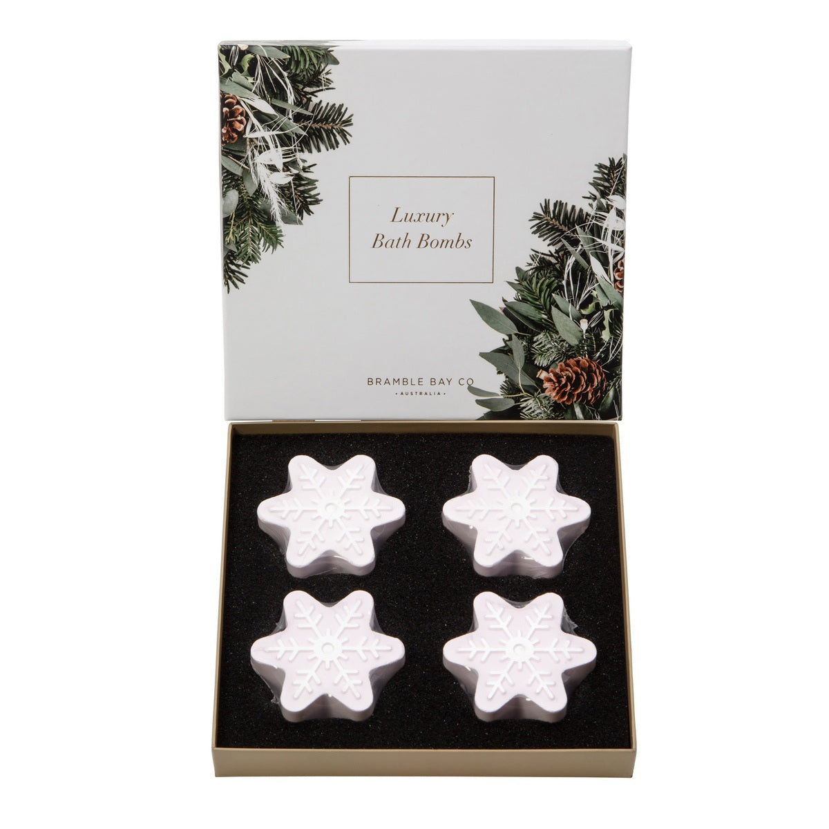Snowflake Bath Bombs - Rose Fragrance