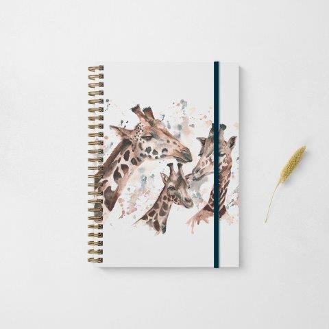 Meg Hawkins - Giraffes Notebook