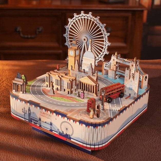 Tonecheer - 3D Puzzle Music Box - London