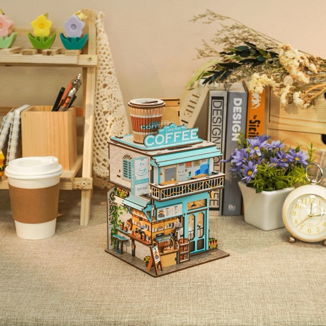 Tonecheer - 3D Puzzle Storage Bin - Cape Coffee Shop