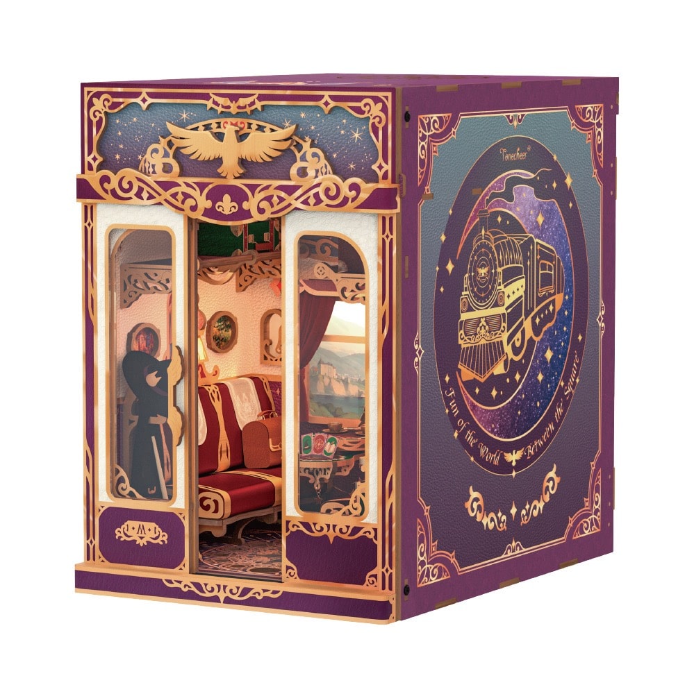 Tonecheer - 3D Infinity Train Cabin Puzzle with LED - Magical Journey