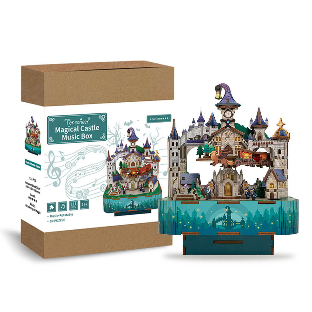 Tonecheer - 3D Puzzle Music Box - Magical Castle