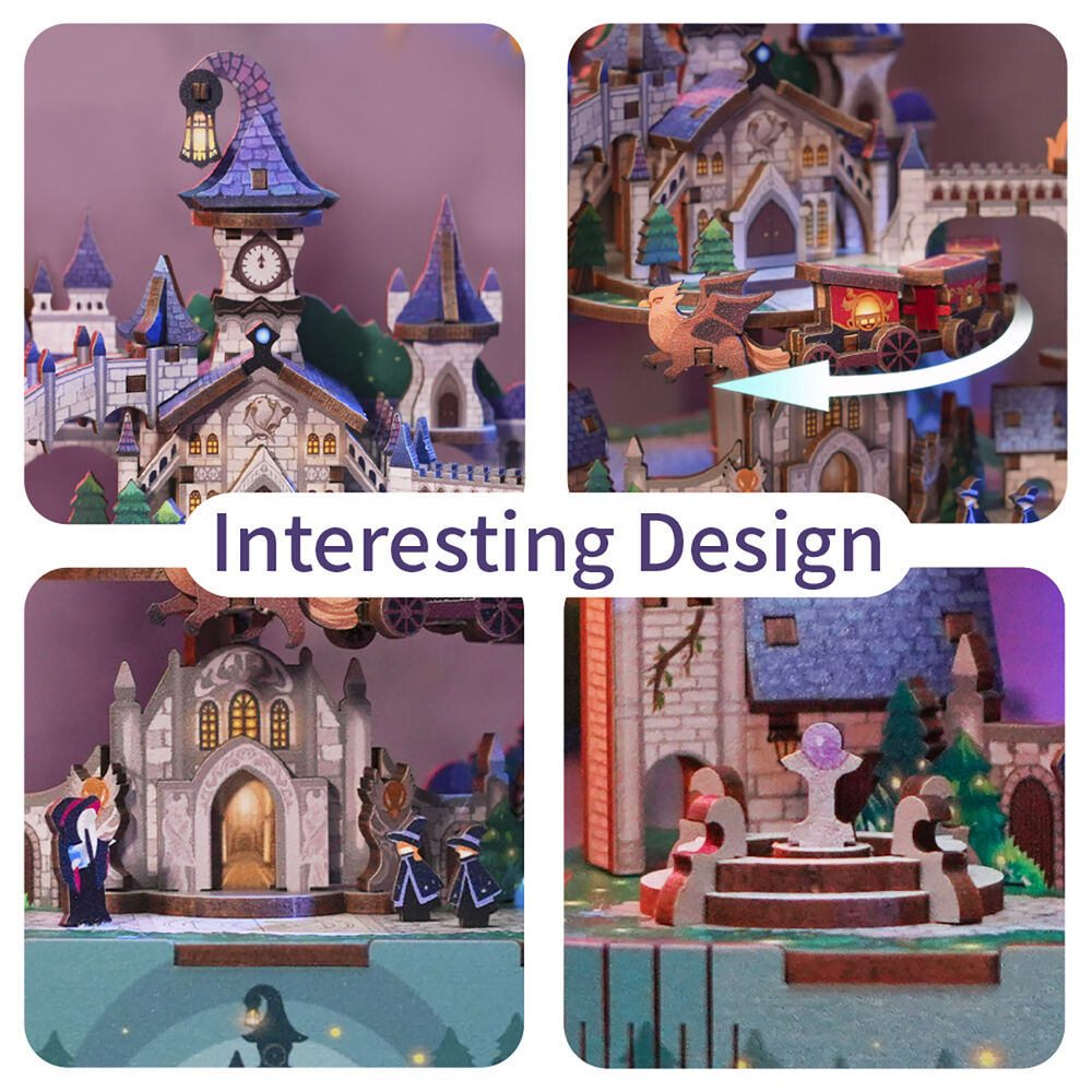 Tonecheer - 3D Puzzle Music Box - Magical Castle
