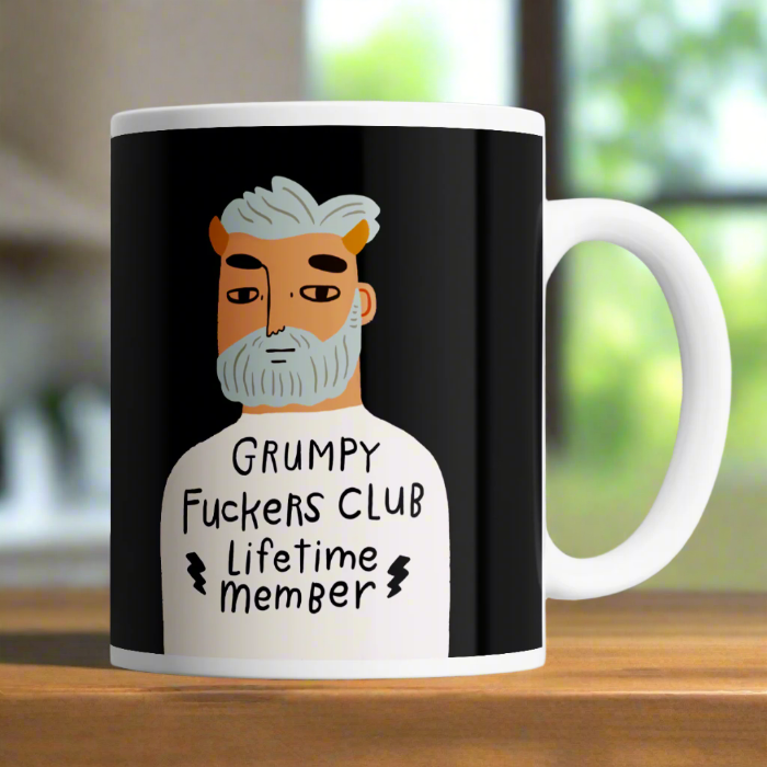 Disrupted Industries - Grumpy Fuckers Club Grumpy Bastard Mug