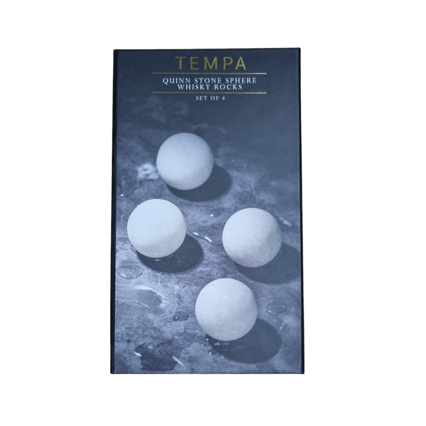 Quinn Stone Sphere 4pk Whiskey Rocks