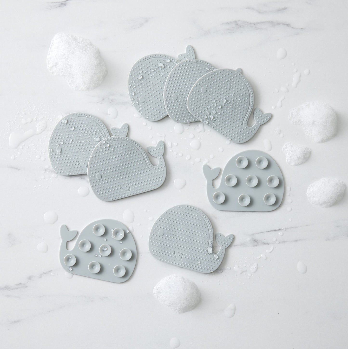 Baby Bath Anti-slip Whale Pads Set Of 8