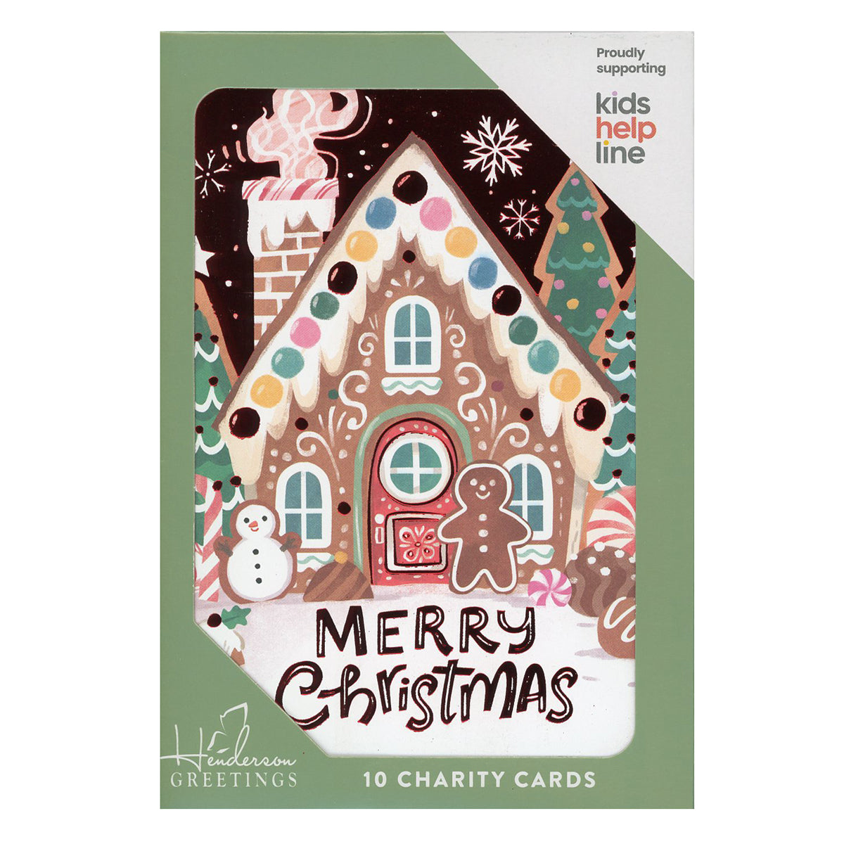 Charity Christmas Cards | Gingerbread House 10 Pack