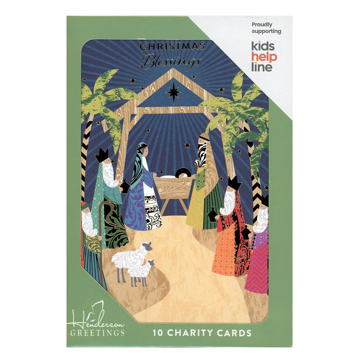 Charity Christmas Cards | Nativity Wise Men 10 Pack
