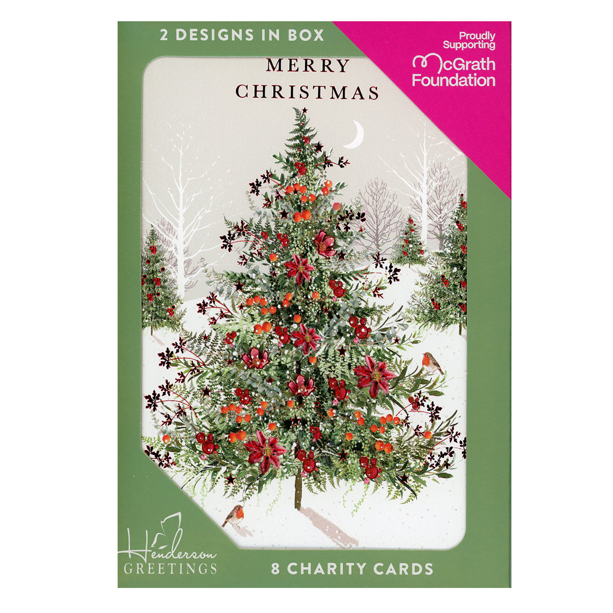 Charity Christmas Cards | Tree 8 Pack
