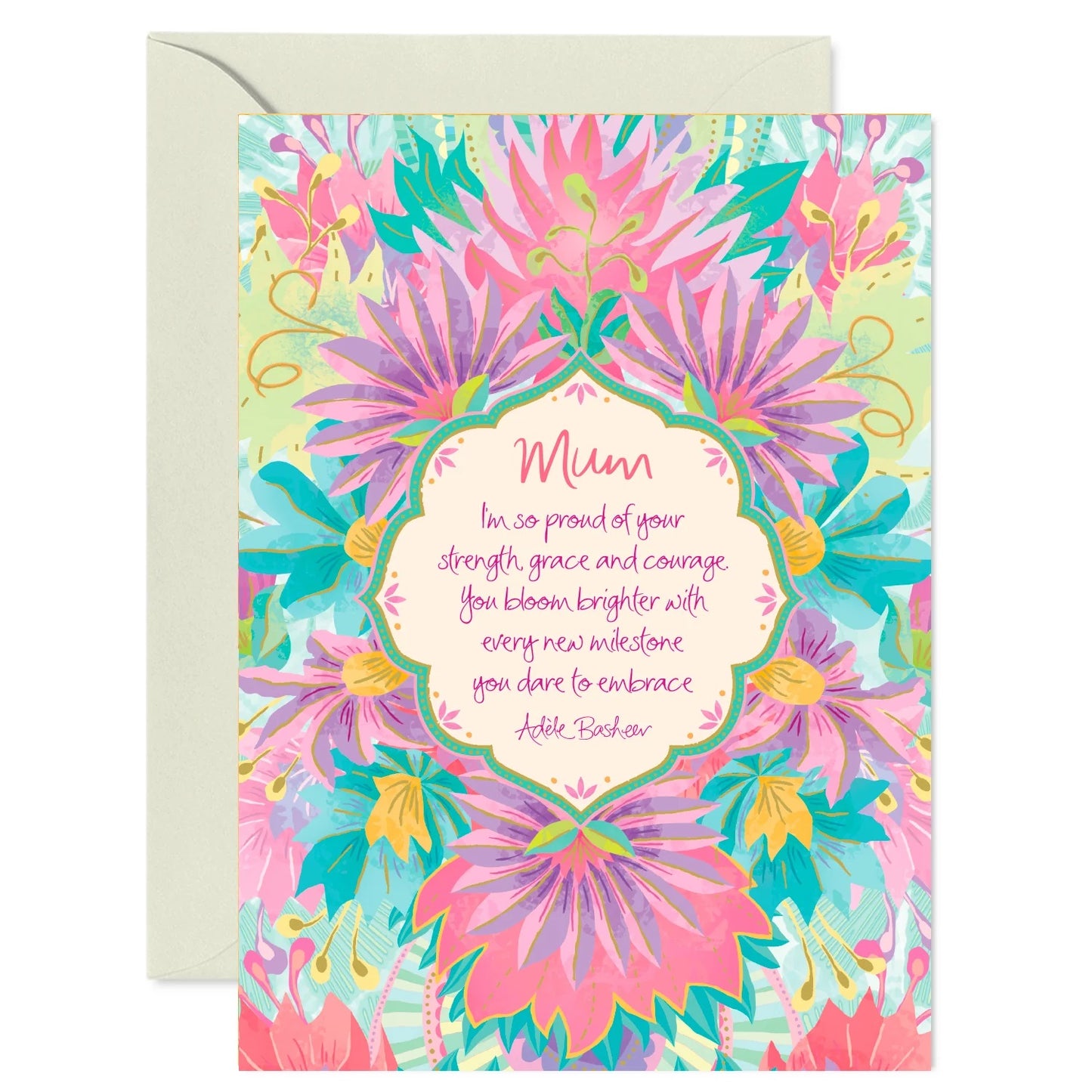 Intrinsic - Greeting Card Mum Bloom Brighter