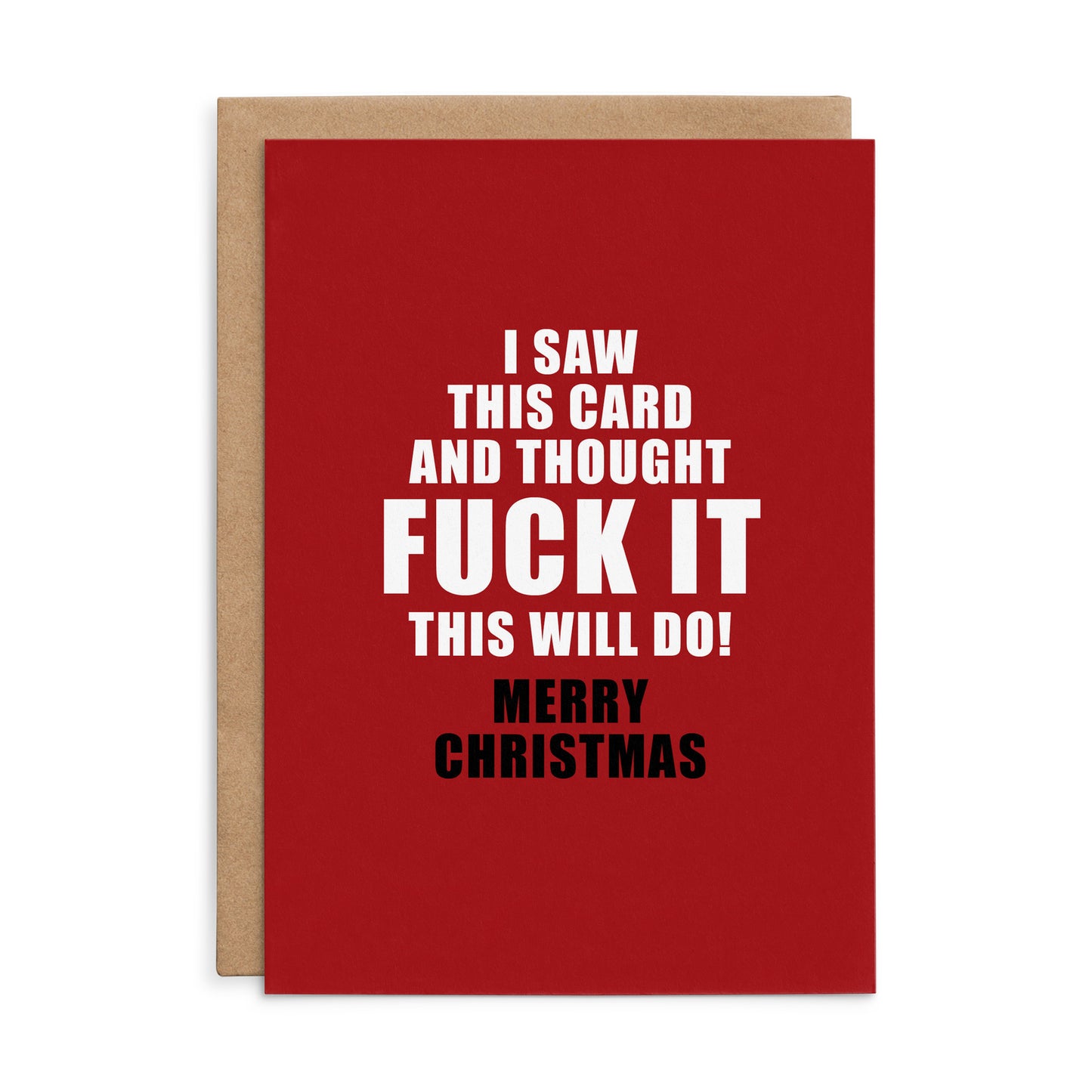 I Saw This Card And Thought - Defamations Christmas Card