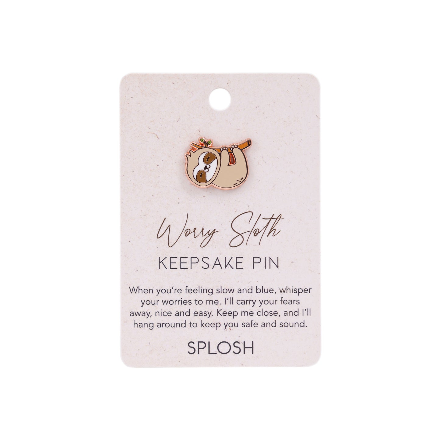 Splosh - Keepsake Pins Worry Sloth