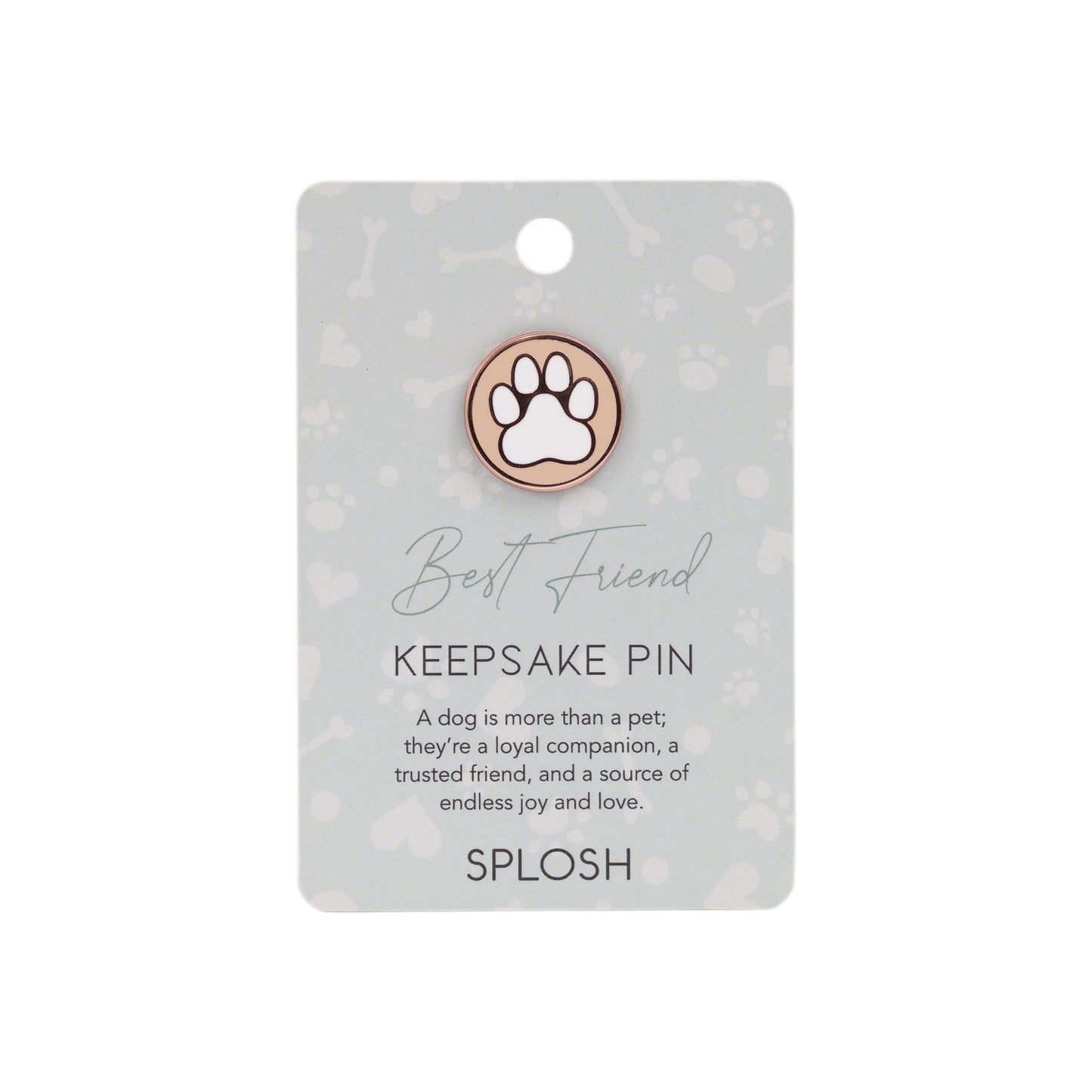 Splosh - Keepsake Pin Dog Best Friend