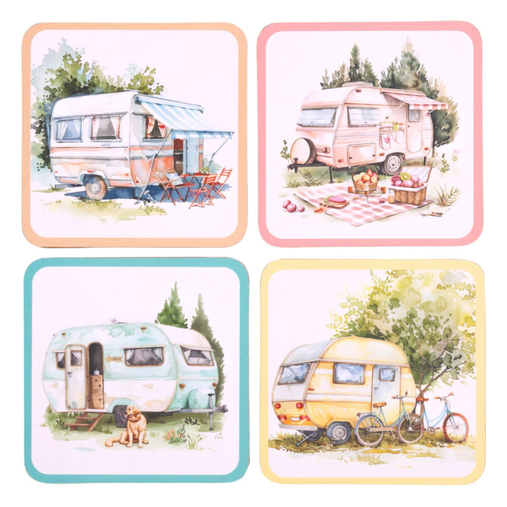 Splosh - Caravan Coasters Set of 4