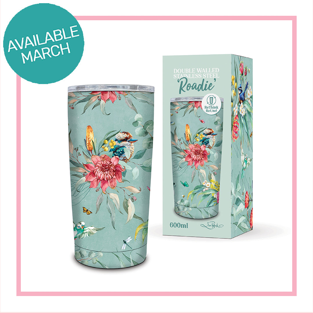 Lisa Pollock Roadie 600ml - Feathered Friends