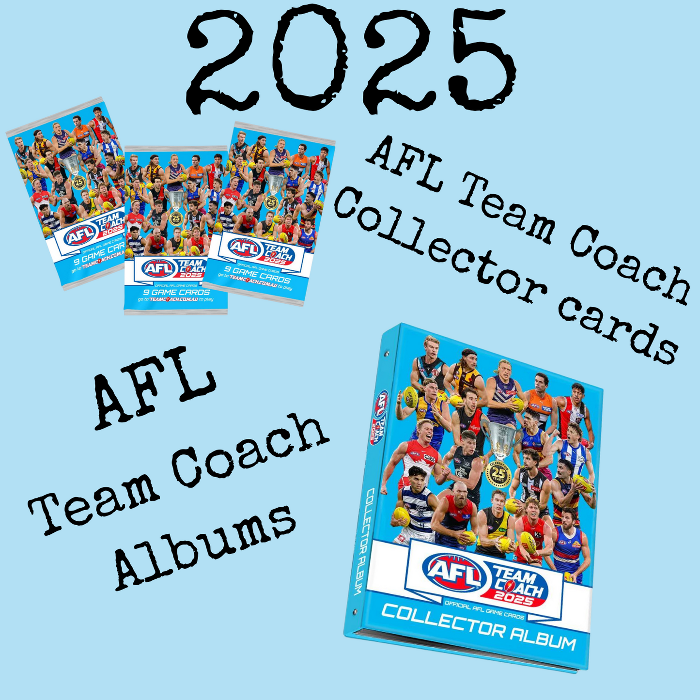 Footy Fever: Team Coach 2025 Start your collection today!