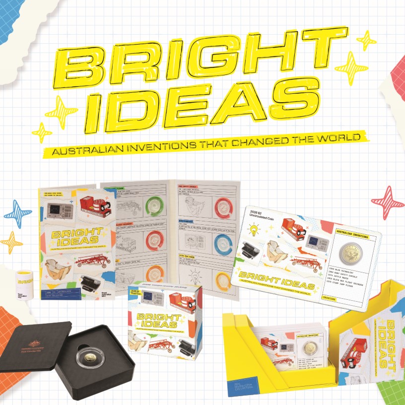 Celebrating Global Innovation: The Royal Australian Mint 2026 Bright Ideas Collection