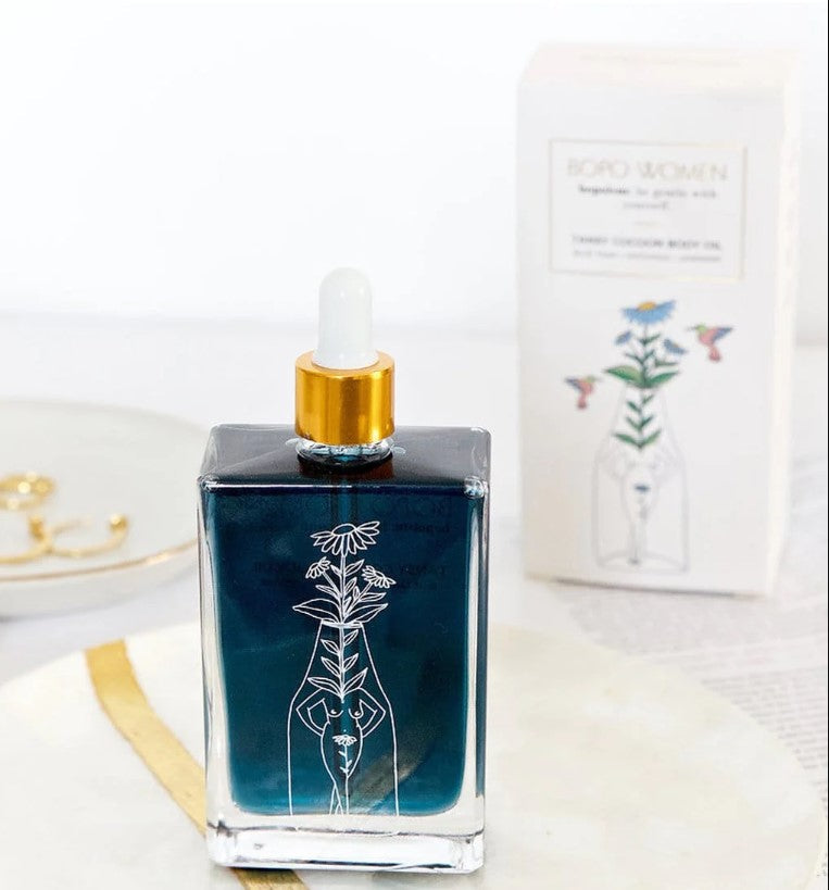Indulge in the Tranquility of BOPO Women's Tansy Cocoon Body Oil