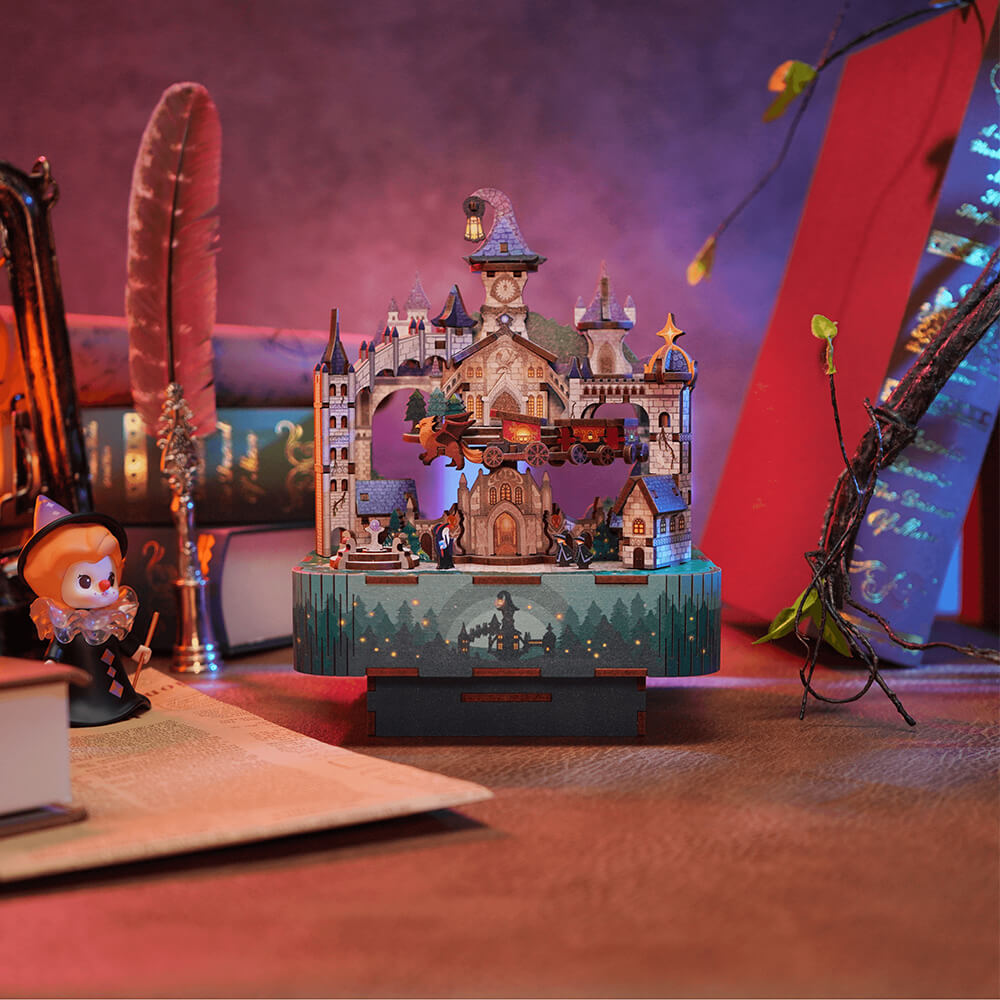 Step Into a Fairytale: Build Your Own Magic with the Tonecheer Magical Castle Music Box!