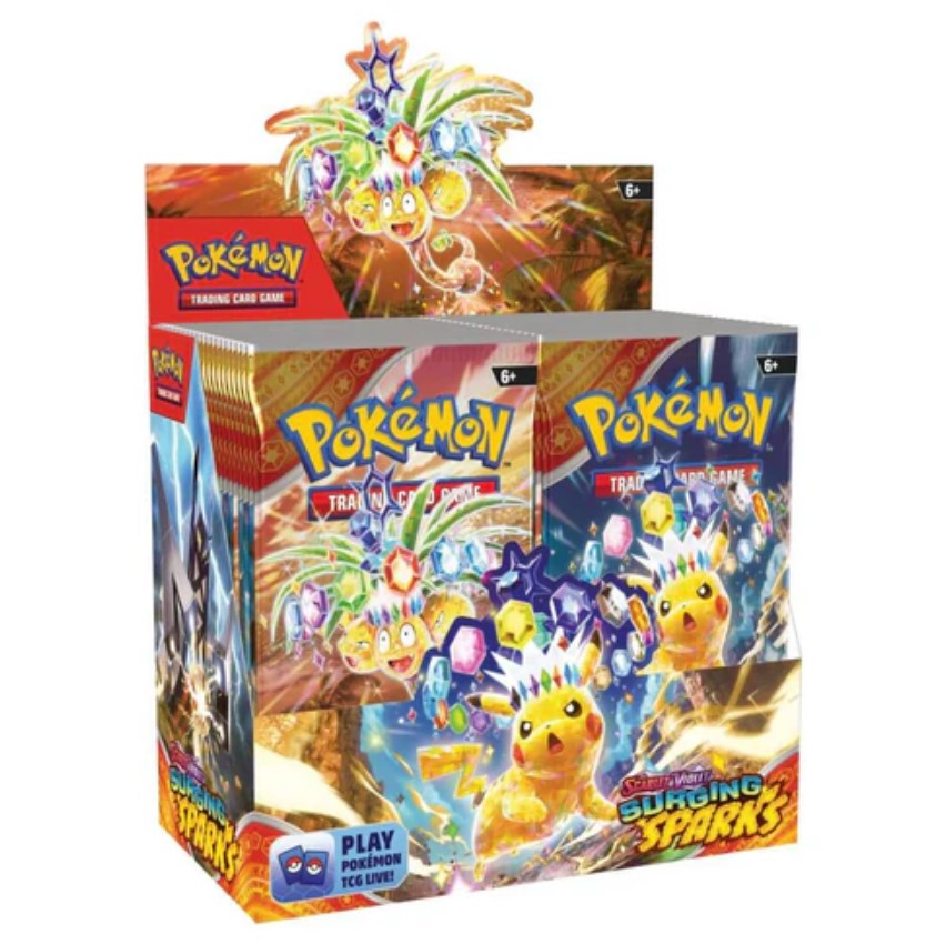 Feel the Surge! Dive into the Electrifying World of Pokémon TCG: Scarlet & Violet—Surging Sparks!