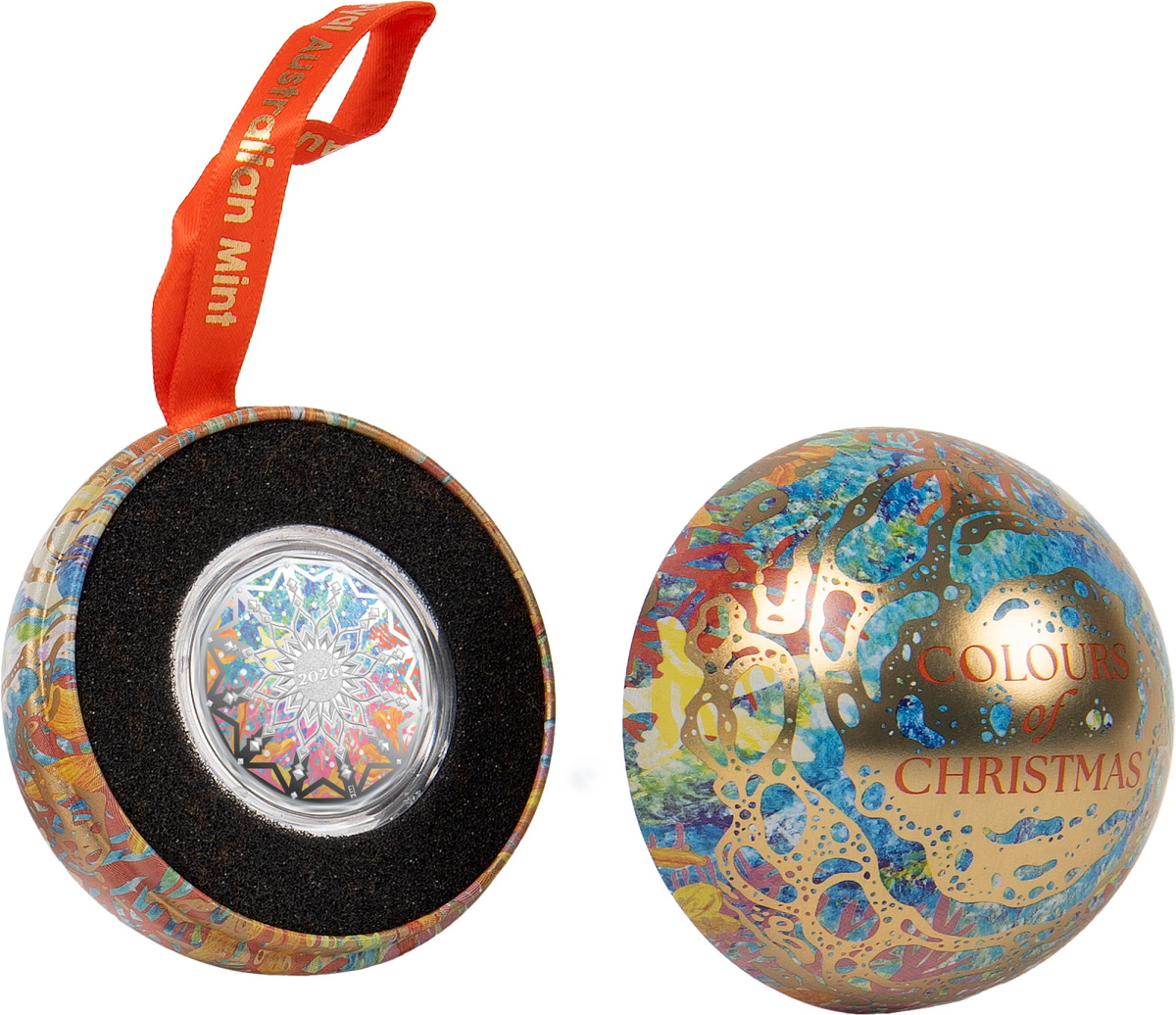 A Bright Festive Keepsake: The 2026 Colours of Christmas Silver Proof Coin