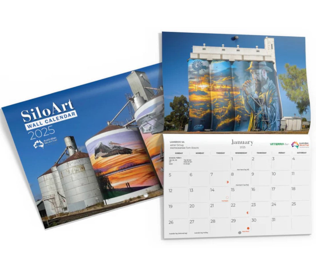 Discover the Artistic Beauty of the Australian 2025 Silo Art Calendar