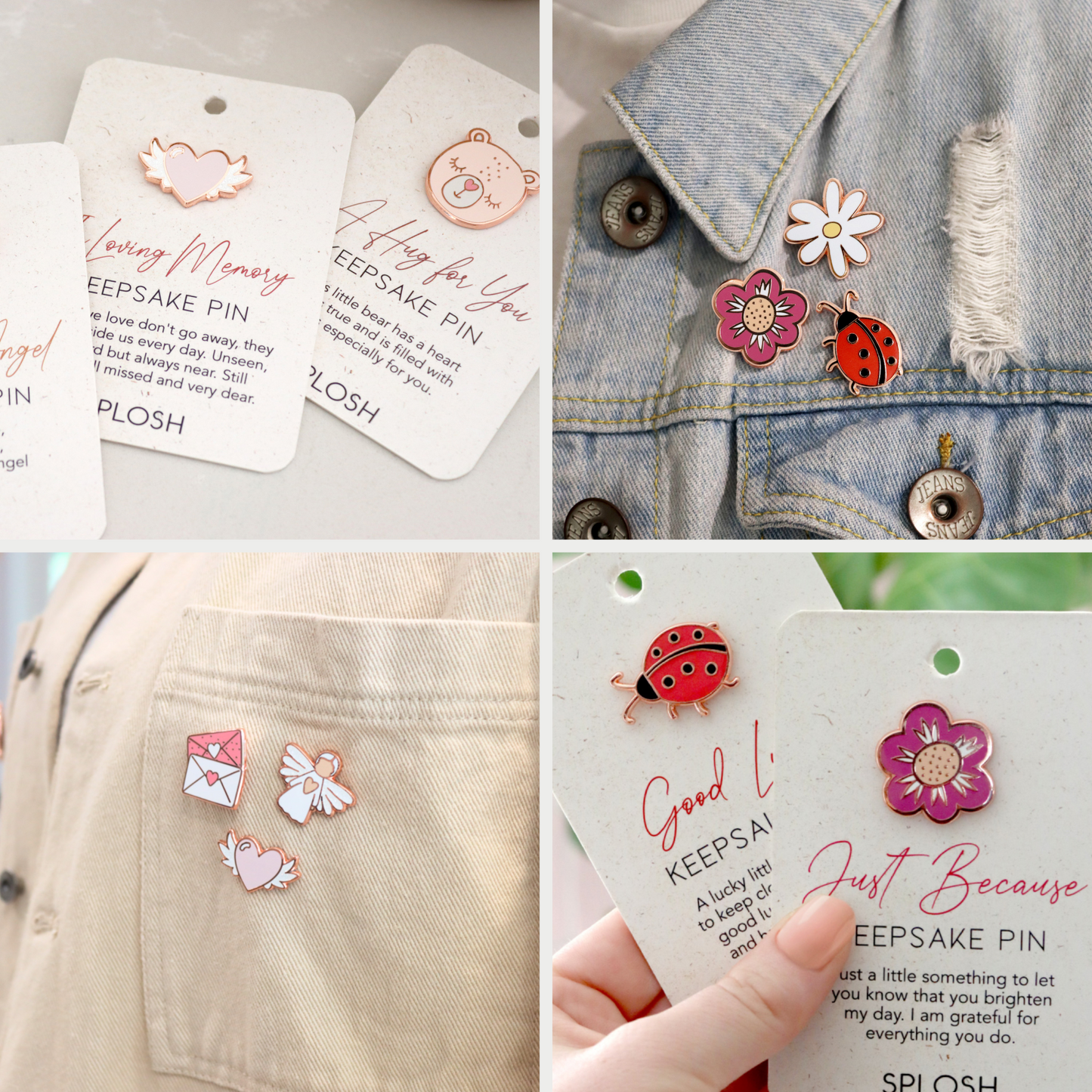 Splosh Keepsake Pins