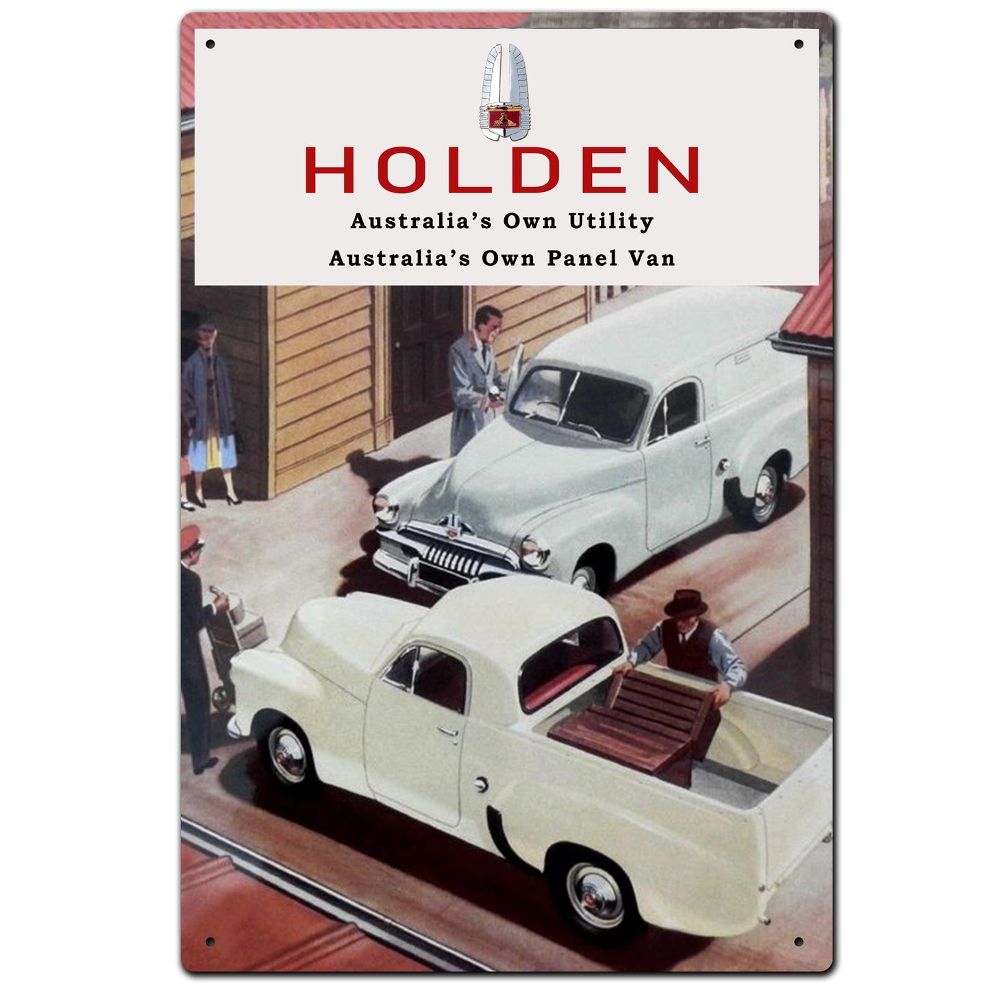 Holden Utility Tin Sign