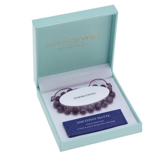 Naturals Amethyst Adjustable Bracelet