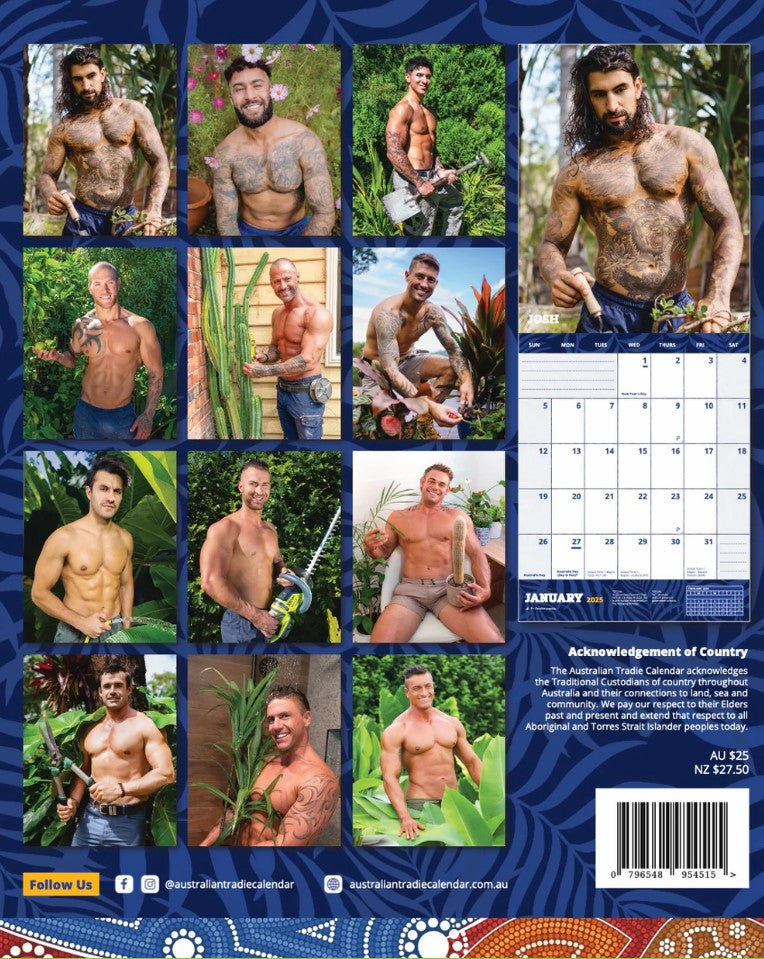 Plant Edition 2025 - Australian Tradie Calendar