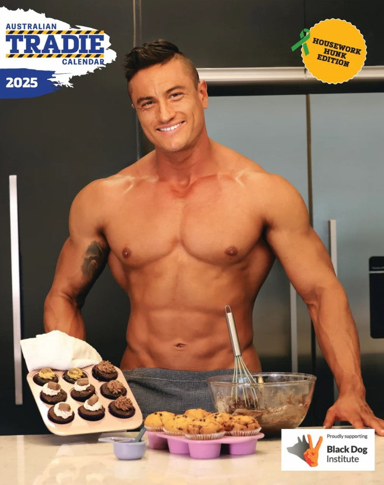 Housework Hunk 2025 - Australian Tradie Calendar