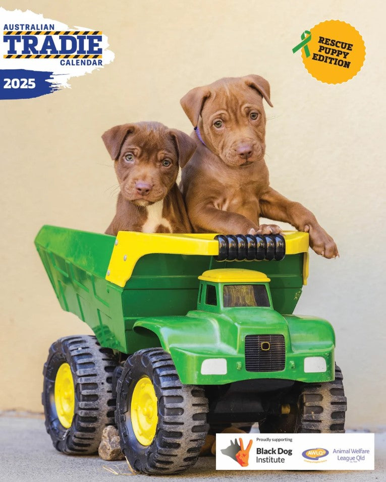 Rescue Puppy Edition 2025 - Australian Tradie Calendar