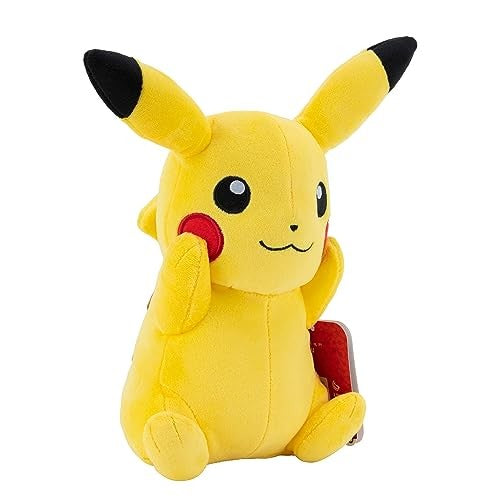 Pokémon Official and Premium Quality 8-inch Pikachu Plush - Adorable Ultra-Soft Plush Toy Perfect for Playing and Displaying - Gotta Catch Em All