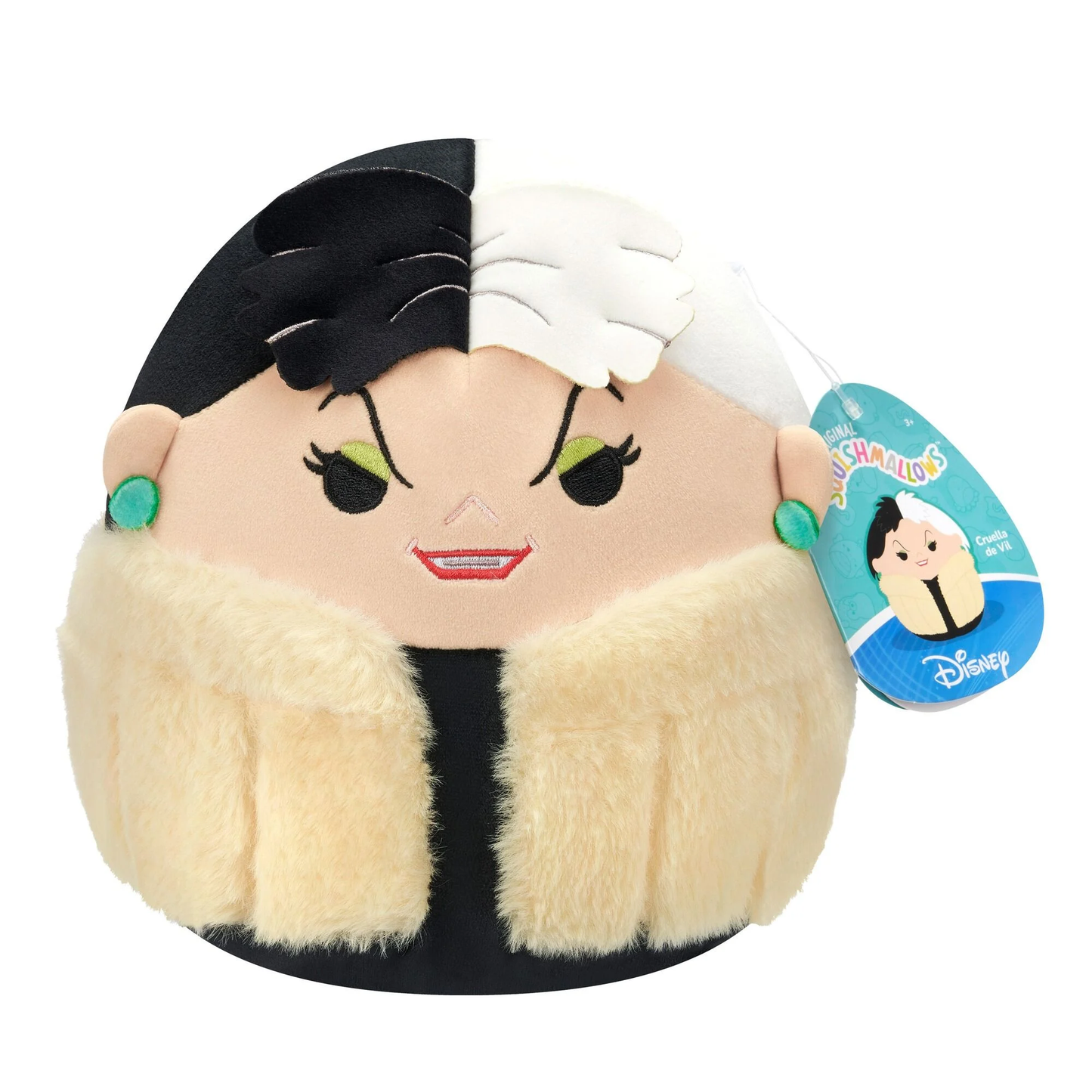 Squishmallows 8" Plush - Disney Villians Cruella de Vil