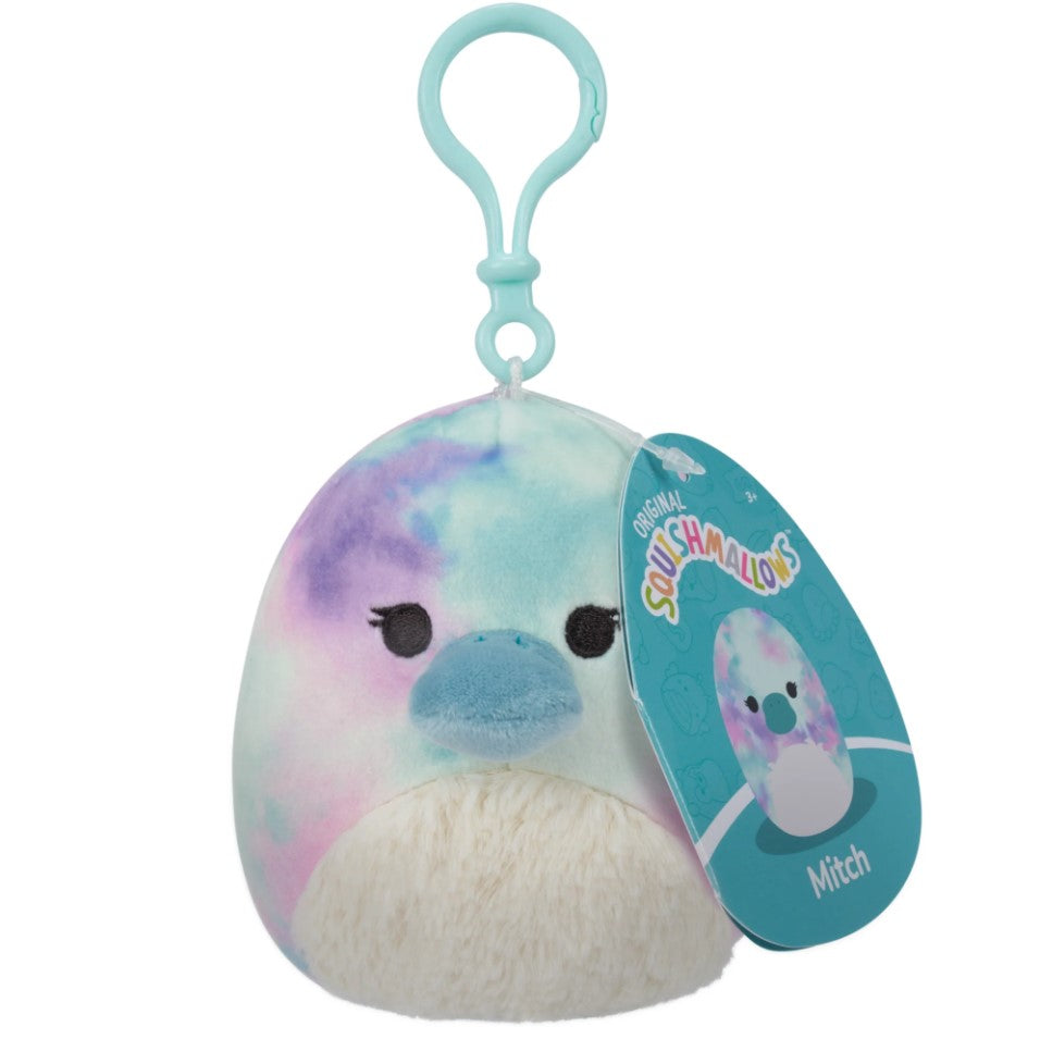 Mitch The Platypus 3.5" Squishmallows Clip-on