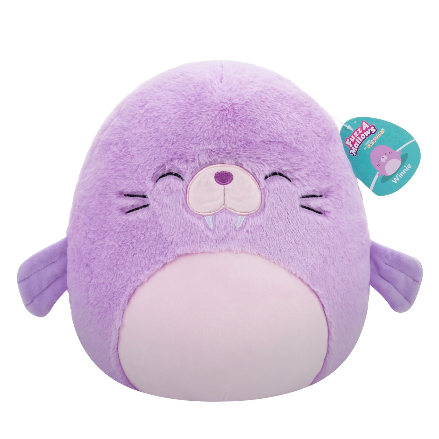Winnie The Walrus 12" Fuzzamallows Squishmallows Plush