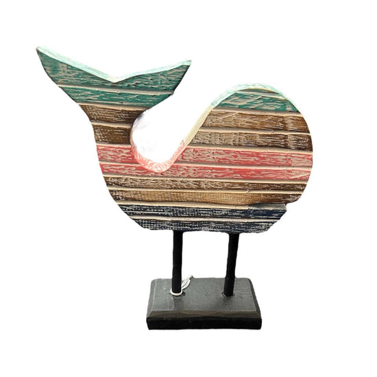 Hanmade Wooden Whale Smaill