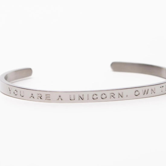 You Are A Unicorn Bangle - Fierce One 