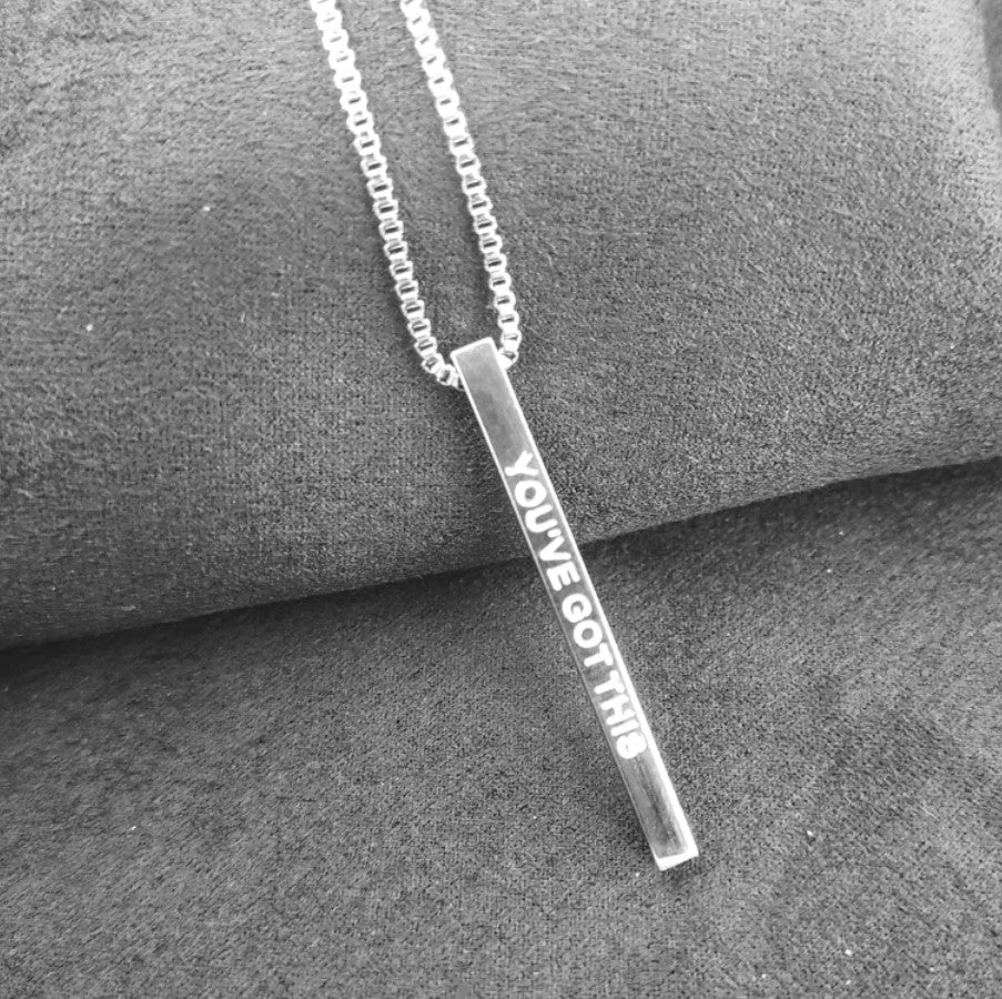 You've Got This Bar Pendant - Fierce One