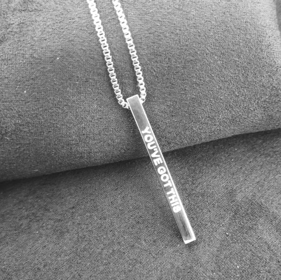 You've Got This Bar Pendant - Fierce One