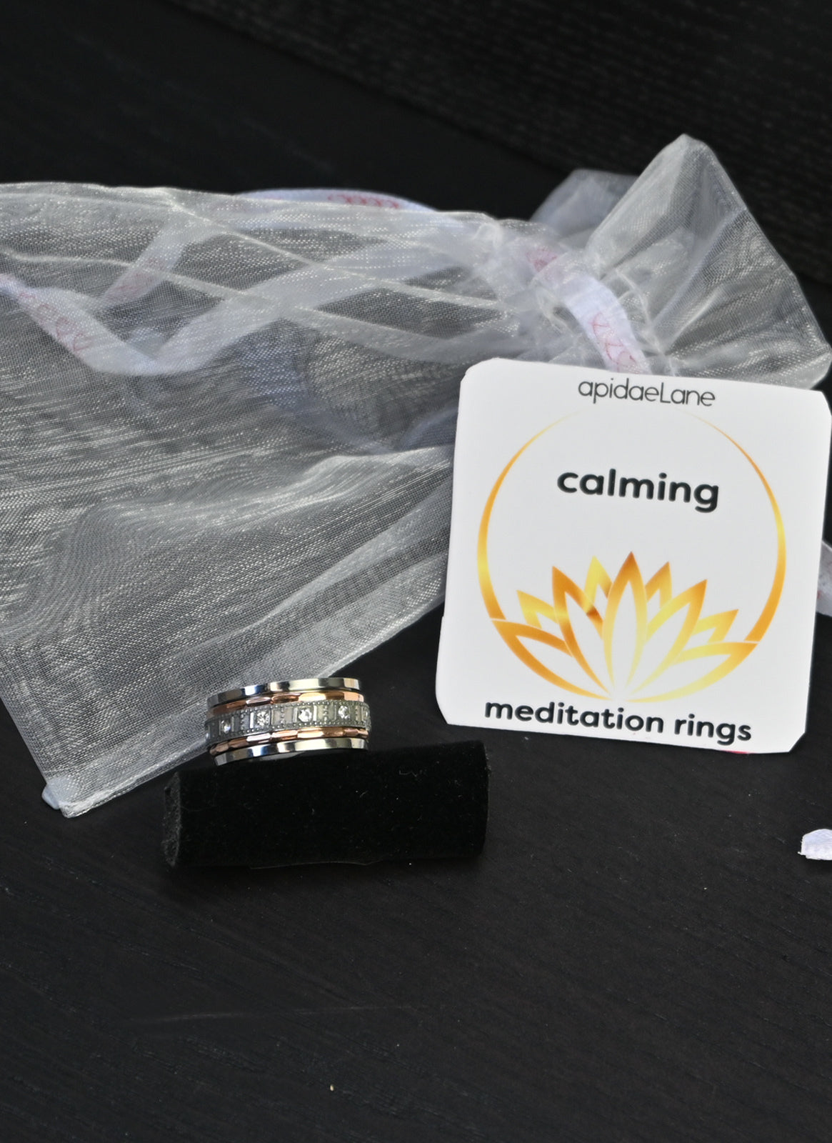 Apidaelane - Meditation Ring Calming [sz:size 8]