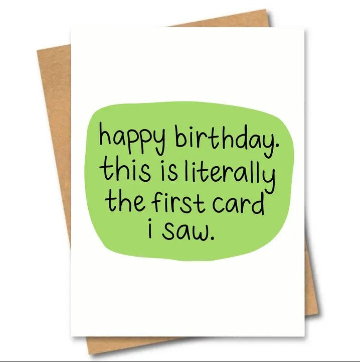 First Card