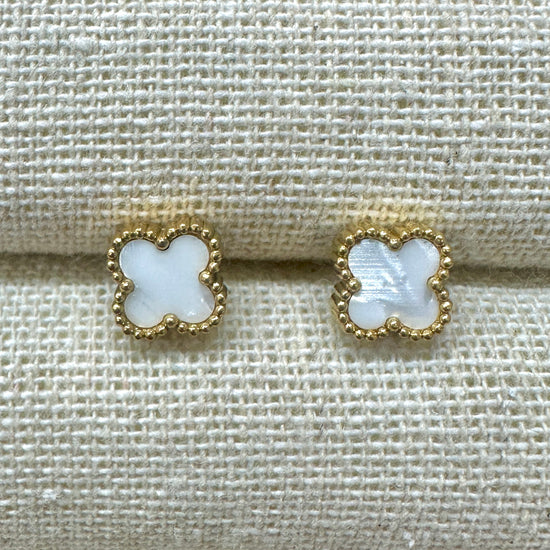Clover Earrings [Col:White]