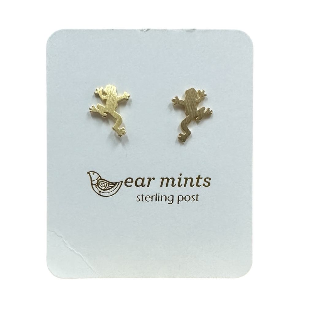 Fabienne - Earrings Stud Frog [Col:Gold]