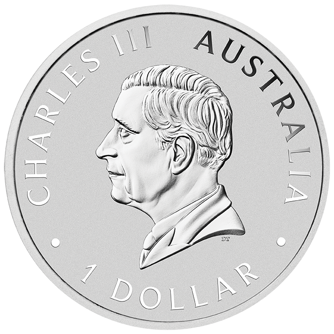 Perth Mint - Australian Wedge-Tailed Eagle 2025 1oz Silver Coloured Coin in Card