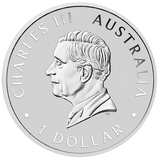 Perth Mint - Australian Wedge-Tailed Eagle 2025 1oz Silver Coloured Coin in Card