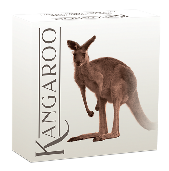 Perth Mint - Australian Kangaroo 2025 1oz Silver Proof High Relief Coloured Coin