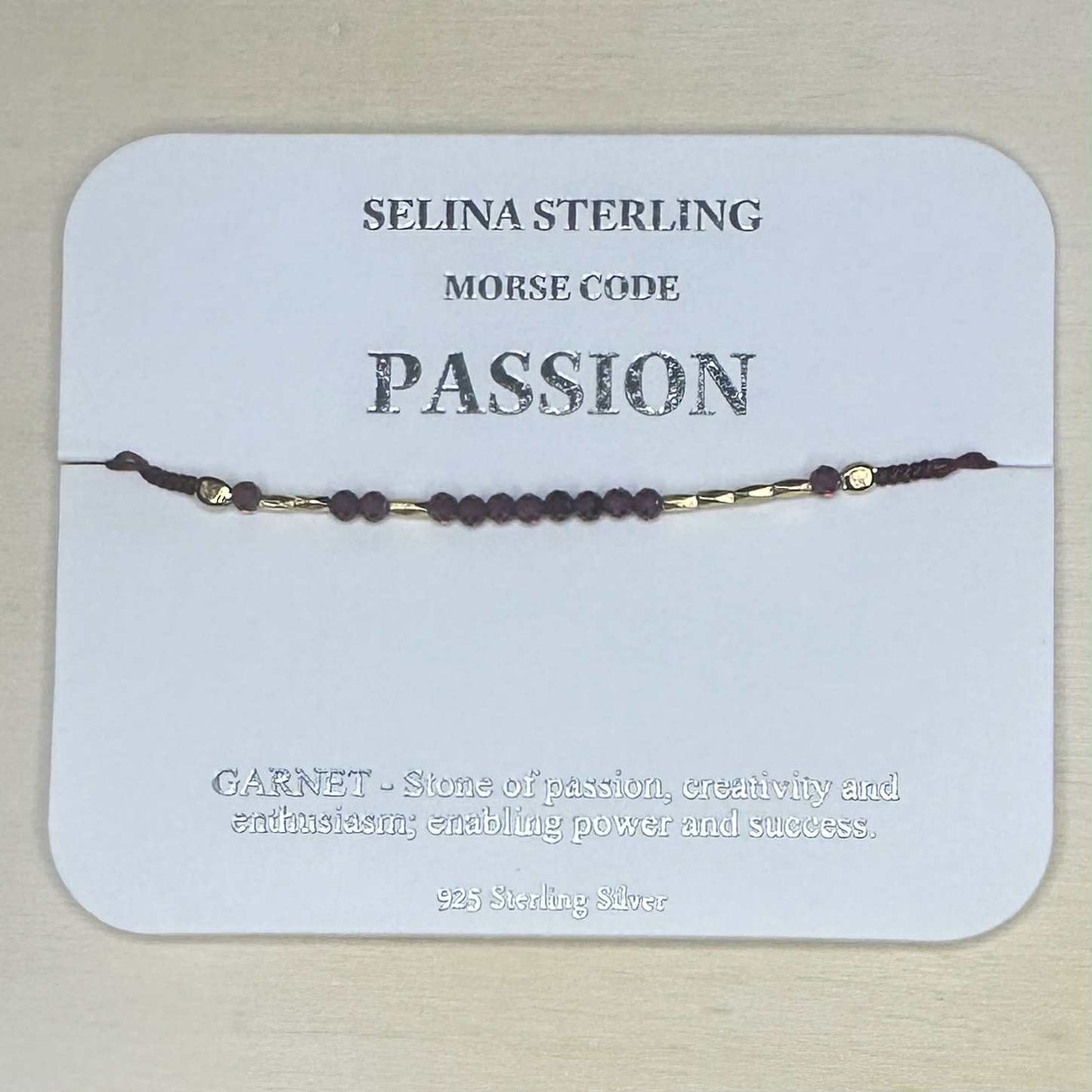 Fabienne - Morse Code Bracelet Passion [Col:Gold]