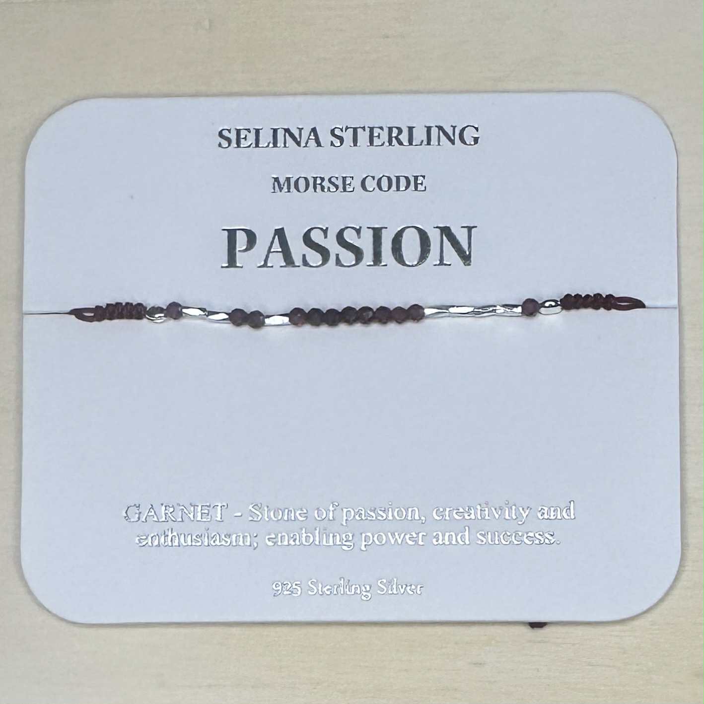 Fabienne - Morse Code Bracelet Passion [Col:Silver]