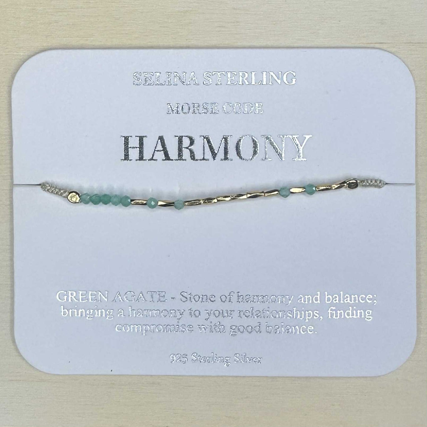 Fabienne - Morse Code Bracelet Harmony [Col:Gold]